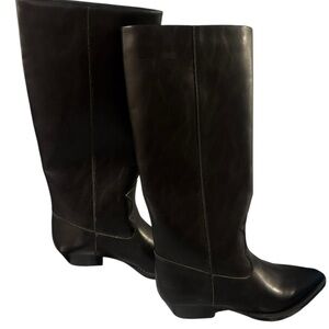 Zara Black Over the Knee Boots